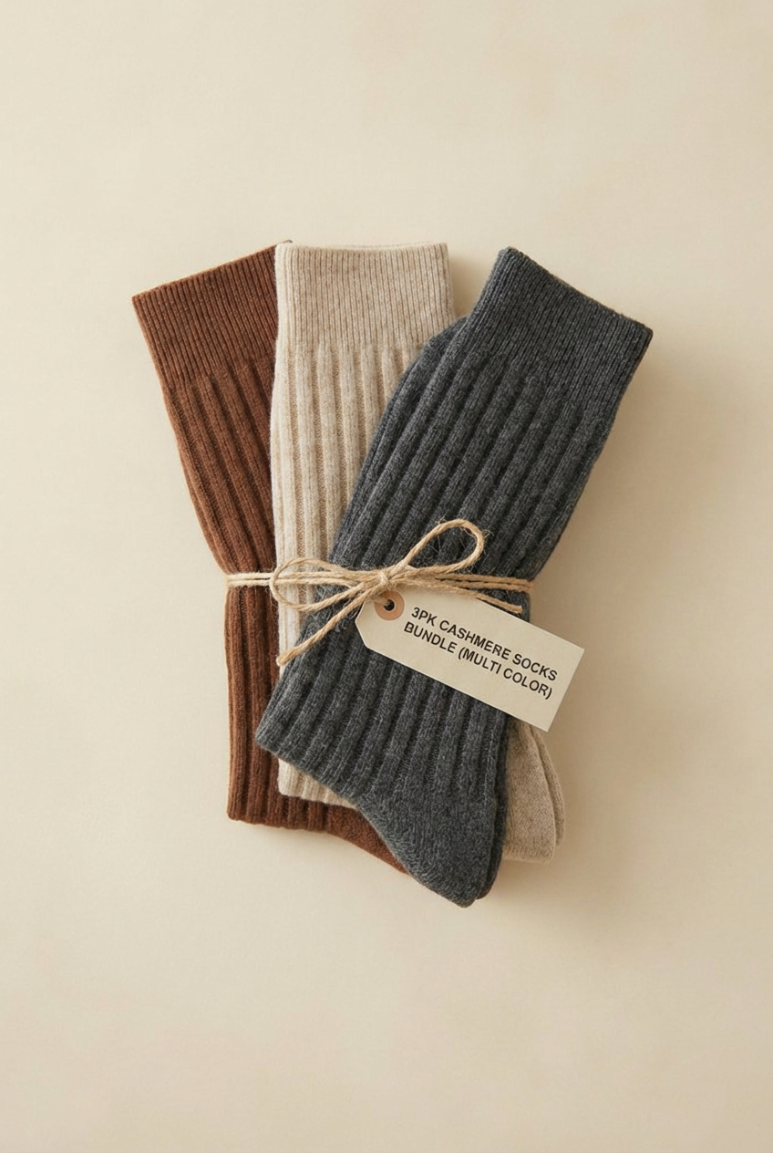 3PK Cashmere Socks Bundle